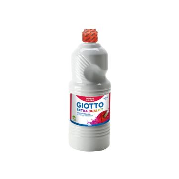 Tempera a base d'acqua GIOTTO Extra Quality flacone 1 lt bianco 533401
