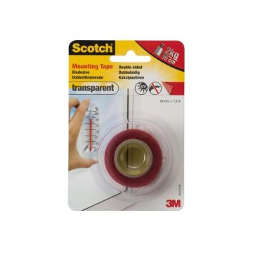Nastro Biadesivo 19Mmx1,5Mt Extra-Forte Trasparente Scotch