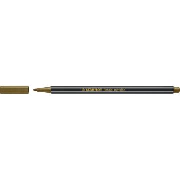 Pennarelli Stabilo Pen 68 metallic 1 mm oro - 68/810