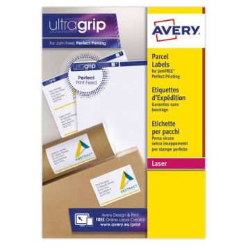 Etichette bianche per indirizzi AVERY Ultragrip™ 199,6x143,5 mm 100 fogli - L7168-100