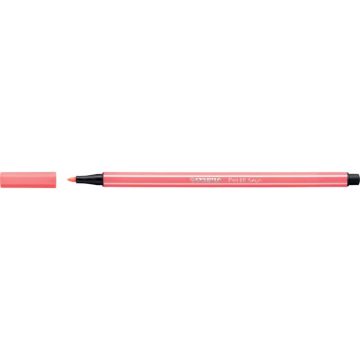 Pennarelli Stabilo Pen 68 1 mm rosso fluo - 68/040