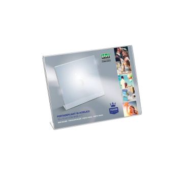 Cornice da tavolo Lebez in acrilico - orizzontale - 15x10 cm 7041