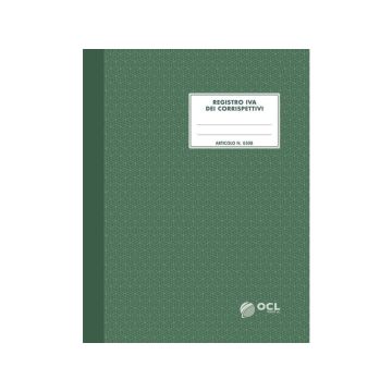 Registro I.V.A. dei Corrispettivi numerato 1/31 O.C.L. 16 fogli 0508