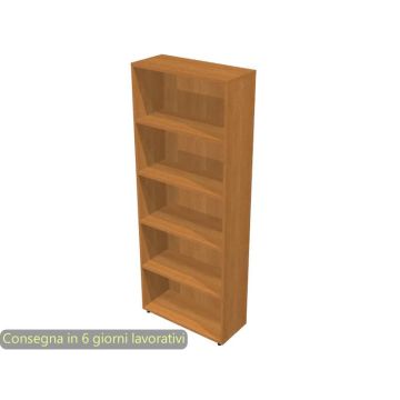 Libreria componibile Artexport Protocollo cm 76 x 196h Noce chiaro LA-L76-4