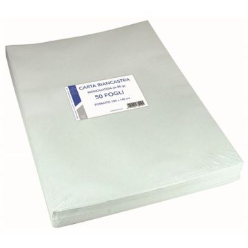 Carta da pacco Florio Carta ripiegata 100x140 cm - bianco - conf. 50 pz - 2145