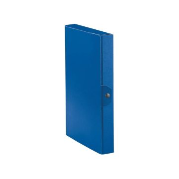Cartelle portaprogetti Esselte C24 EUROBOX dorso 4 cm presspan biverniciato blu - 390324050