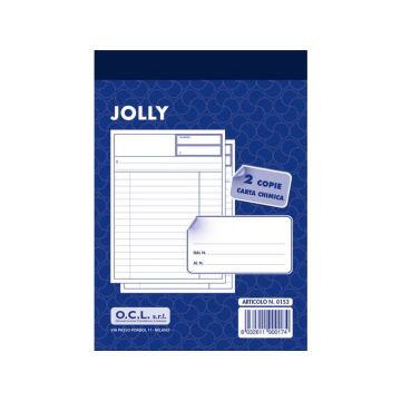 Blocco jolly O.C.L. 10,8x15,3 cm 50x2 copie 0153N