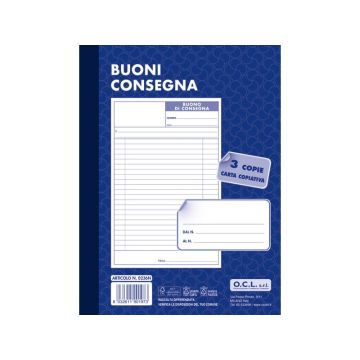 Buoni consegna O.C.L. 15x20 cm 50x3 copie 0236N