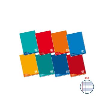 Quaderno Maxi One Color 100 Gr Didattico A4 - quadretti 0Q - colori assortiti - 18+1 fogli - 7045