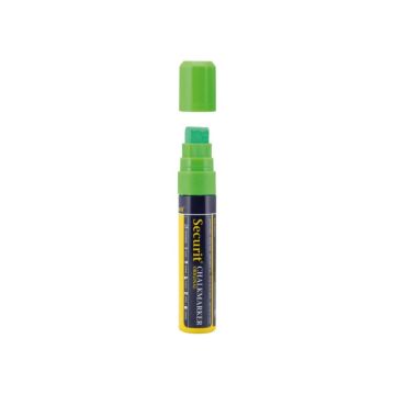 Pennarello singolo a gesso liquido Securit a punta grande 7-15 mm verde SMA720-GR