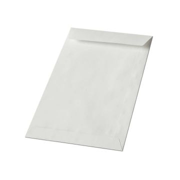 Busta a sacco Blasetti Kraft bianco non gommata 60 g/m2 in conf. 1000 buste 130x180 mm - 311