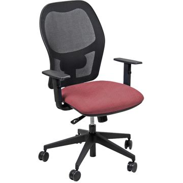 Seduta ergonomica Hubble - tessuto idrorepellente antimacchia - rosa - Unisit