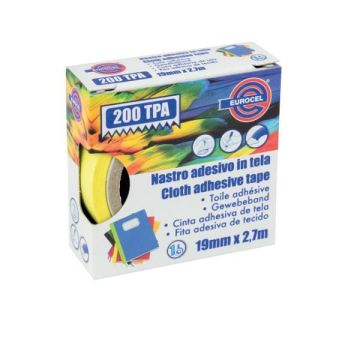 EUROCEL NASTRO TELA TPA200 GIALLO 19X2.7