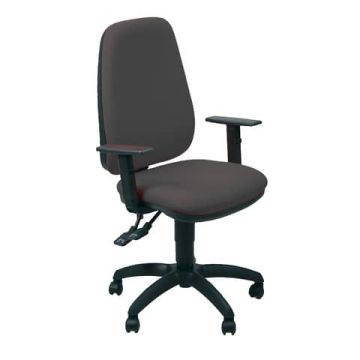 Sedia operativa girevole Unisit Teti TETE Eco Smart - rivestimento Eco grigio chiaro - con braccioli - TETE/EI