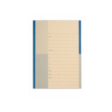 Cartelline a 2 lembi 4Pro A4 in carta schedografica 270 g/m² dorso 3 cm blu conf. da 20 pezzi - 7015 01