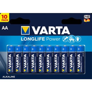 VARTA CF10 LONGLIFE POWER BLU AA ALCALINA