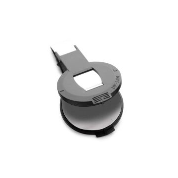 Piastra per timbro a secco Ø 41 mm Trodat metallo Conf. 5 pezzi - 979001