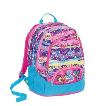 Invicta Zaino maxi 3 cerniere sj gang girl. cm 31x43x21. L. 28