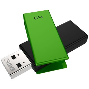 EMTEC MEMORIA USB 2.0 C350 64GB VERDE