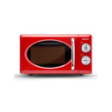 Microonde in alluminio Sogo Vintage 20 litri/700 W rosso - HOR-SS-890-R