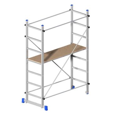 MARCHETTI TRABATTELLO in ALLUMINIO 158x80cm - H210cm Superminio