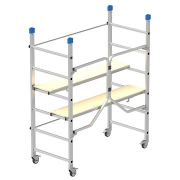 MARCHETTI TRABATTELLO in ALLUMINIO 168x75cm - H180cm Dinamico