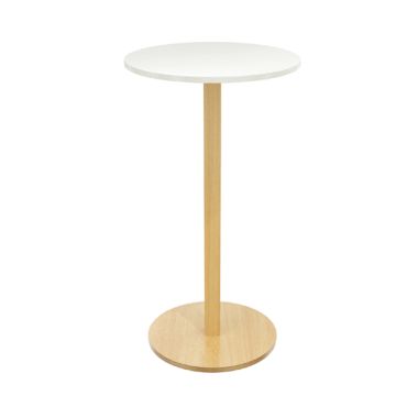 Tavolo alto diam.60 x H110cm Bianco Woody Paperflow