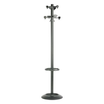 UNISIT APPENDIABITI INCAS 175CM A 8 POSTI C/PORTAOMBRELLI NERO
