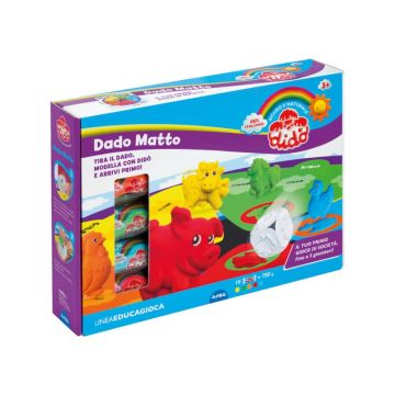 Pasta per modellare colorata Didò Dado Matto - pasta, formine e accessori - colori assortiti - 330400