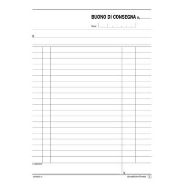 Blocco buoni di consegna flex 21,5x14,8 cm - 33x3 copie autoricalcanti 164583300