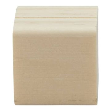Supporti per targhe scrivibili Tag Securit in legno 2,5x2,5 cm legno set da 6 cubi - TAG-HLD-TE