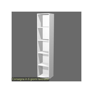 Libreria componibile Artexport Protocollo cm 40 x 196h Bianco LA-L40-3