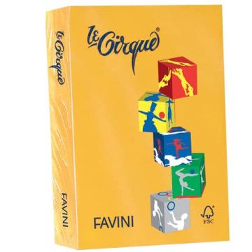 Carta colorata FAVINI LE CIRQUE per tutte le tecnologie di stampa 80 g/m² A4 giallo oro 201 500 fogli - A71H504