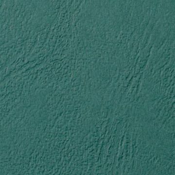Copertine per rilegatura GBC Leathergrain in cartoncino goffrato A4 verde scuro - conf. 100 pezzi - CE040045