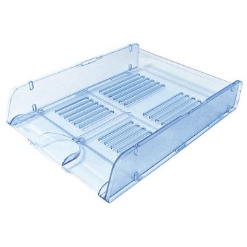 Vaschette portacorrispondenza azzurro trasparente Arda Classic A4 in conf. da 10 - TR25310BL