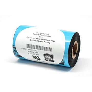 Etichette Zebra Ribbon Cera 56.9Mmx74Mt 800132-002
