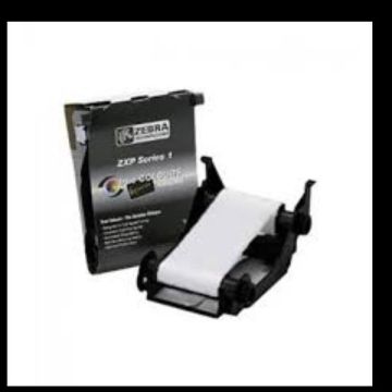 Zebra Ribbon Bianco 500 Stampe Zxp1 Serie