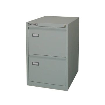 Classificatore per cartelle sospese KUBO 2 cassetti 46x62x70 cm grigio 4002