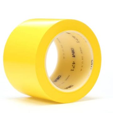 Nastro per segnaletica Scotch rotolo in vinile giallo 471 GIALLO