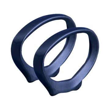 Coppia braccioli Unisit ACCBRLIF2 forma ovale - nero ACCBRLIF2