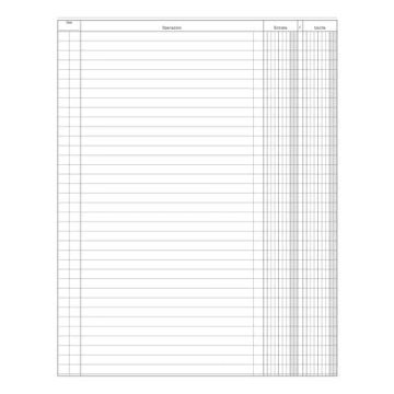 Registro entrate uscite Data Ufficio 100 pagine - 31x24,5 cm DU135800000