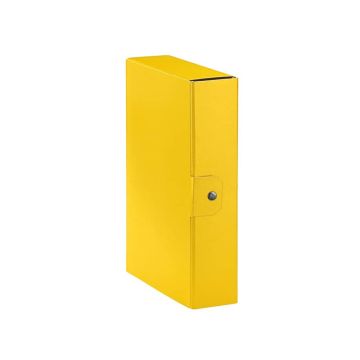 Cartelle portaprogetti Esselte C28 EUROBOX dorso 8 cm presspan biverniciato giallo- 390328090
