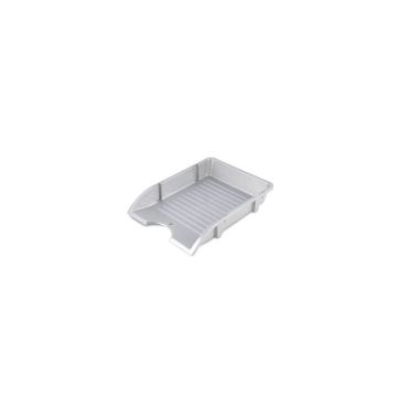 Vaschette portacorrispondenza in PPL infrangibile A4 Donau argento 7455001PL-38