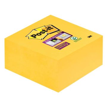 Foglietti riposizionabili Post-it Cubo Super Sticky Notes 76x76 mm giallo oro 2028-S