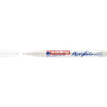 Marcatore acrilico Edding 5300 - punta tonda 1-2 mm tratto fine - bianco-traffico - 4-5300922