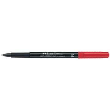 Marcatore permanente Faber-Castell Multimark 1525 M 1 mm rosso 152521 cfz 10