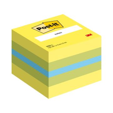 Foglietti riposizionabili colorati Post-it Notes Minicubo 51x51 mm giallo 400 ff - 2051-L