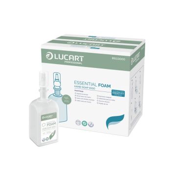 Ricarica sapone in schiuma Lucart Professional 6x1L Essential Foam per dispenser Identity Soap - 89113000