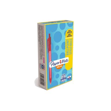 Penna a sfera a scatto Paper Mate Inkjoy 100 RT ULV M 1 mm rosso S0957050