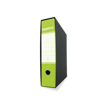Registratore commerciale con custodia - dorso 8 cm - 23x30 cm TOPToo verde lime FMCRTU8VL